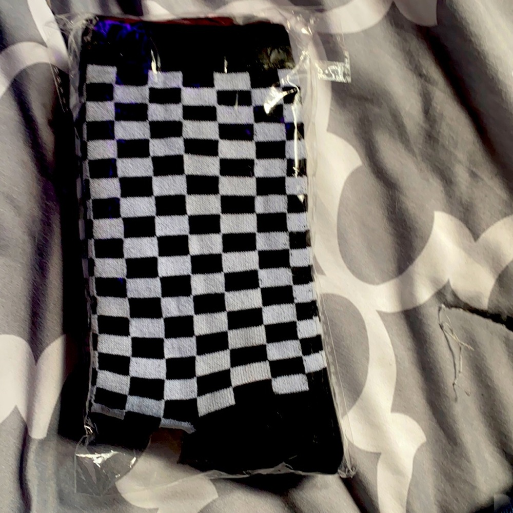 Checkered socks